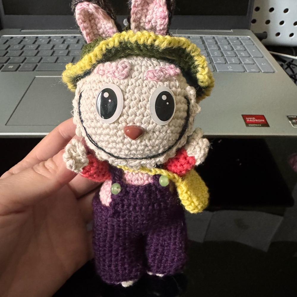 Handmade Crochet Labubu